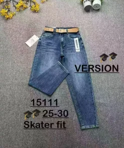 Jeansy Damskie,size 25-30,Paczka 12szt,1kolor