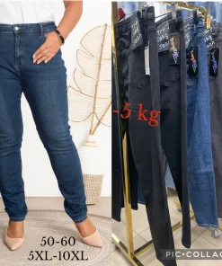 Jeansy Damskie,size 50-60,paczka 10szt,1kolor