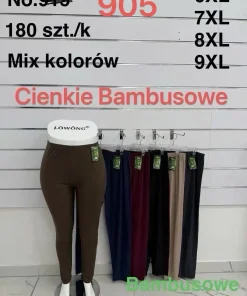 Leginsy Damskie,size 6xl-9xl,Paczka 12szt,mix kolor