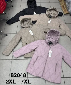 Kurtki Damskie ,Size 2xl-7xl,paczka 6szt, 1kolor