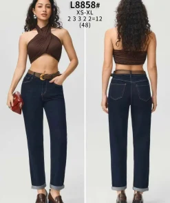 Jeansy Damskie,size xs-xl,paczka 12szt,1kolor