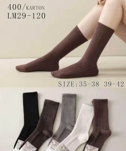Skarpety Damskie,size 35-42,Paczka 40szt,mix kolor