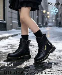 Buty Botki DZIECIĘCE (32-37, 8par)