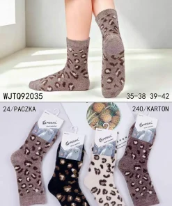 Skarpety Damskie,size 35-42,paczka 40szt,mix kolor
