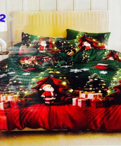 KOMPLET POŚCIELI 5 D 100% satyna - bawełna 3 Częściowy Rozmiar:160x200cm