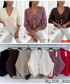 Swetry damskie,size uni,paczka 8szt,mix kolor