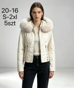 Kurtki skórzane damskie, size s-2xl,paczka 5szt,1kolor