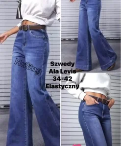 Jeansy Damskie,size 34-42,Paczka 10szt,1kolor