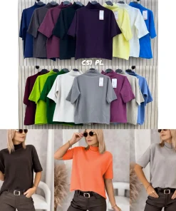 Swetry Damskie WŁOSKA,Size uni,paczka 6szt, mix kolor