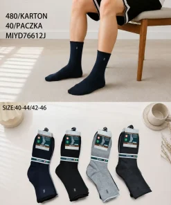 Skarpety MĘSKIE,size 40-46,Paczka 40szt,mix kolor