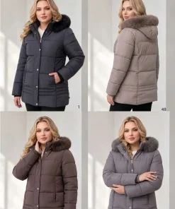 Kurtki Damskie,size 3xl-7xl,paczka 5szt,1kolor