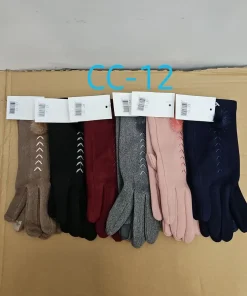 Rękawiczki Damskie , paczka 12szt,mix kolor