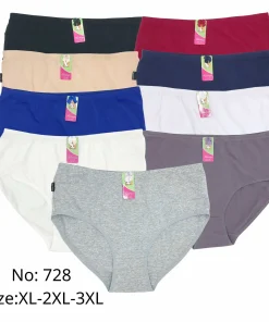Majtki Damskie, size xl-3xl,paczka 24szt,mix kolor