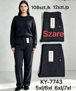 Spodnie Damskie,size 5/6-8/9xl,Paczka 12szt,mix kolor