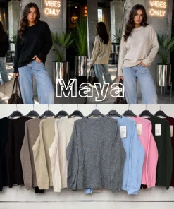 Swetry damskie,size uni,paczka 6szt,mix kolor