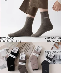 Skarpety MĘSKIE,size 39-46,Paczka 40szt,mix kolor