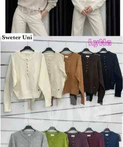 Swetry Damskie WŁOSKA,Size uni,paczka 6szt, mix kolor