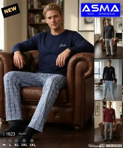 Piżama MĘSKIE,size m-3xl,Paczka 15szt,mix kolor