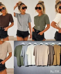 Swetry damskie,size uni,paczka 6szt,mix kolor