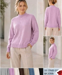 Swetry Damskie,size m-2xl,paczka 12szt,mix kolor