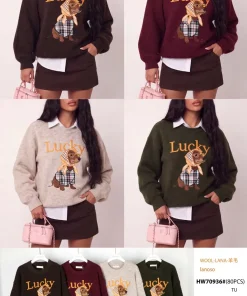 Swetry Damskie ,Size uni,paczka 10szt, mix kolor