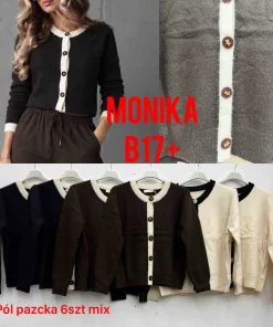 Swetry Damskie WŁOSKA,Size uni,paczka 6szt, mix kolor