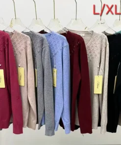 Swetry Damskie ,Size l/xl-2/3xl,paczka 10szt, mix kolor