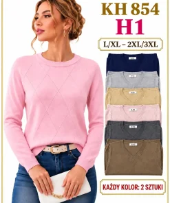 Swetry damskie,size l/xl-2/3xl,paczka 12szt,mix kolor