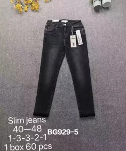Jeansy Damskie,size 40-48,Paczka 10szt ,1kolor