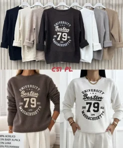 Swetry Damskie WŁOSKA,Size uni,paczka 6szt, mix kolor