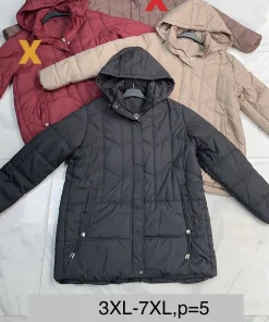 Kurtki damskie,size 3-7xl,Paczka 5szt ,1kolor