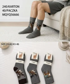 Skarpety MĘSKIE,size 39-46,Paczka 40szt,mix kolor