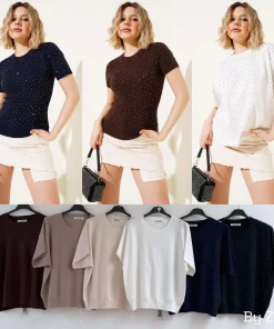 Swetry damskie,size uni,paczka 6szt,mix kolor