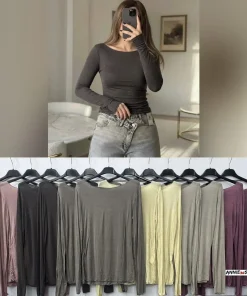 Bluzki Damskie WŁOSKA,Size uni,paczka 6szt, mix kolor