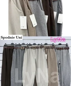 Spodnie Damskie WŁOSKA,Size uni,paczka 6szt, mix kolor