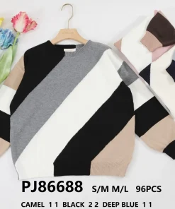 Swetry Damskie ,Size s/m-m/l,paczka 8szt, mix kolor
