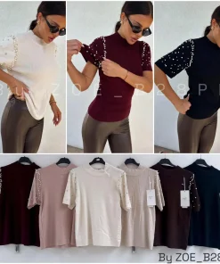 Swetry Damskie WŁOSKA,Size uni,paczka 6szt, mix kolor