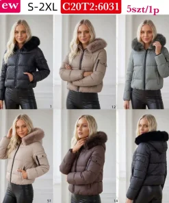 Kurtki Damskie,size s-2xl,paczka 5szt,1kolor