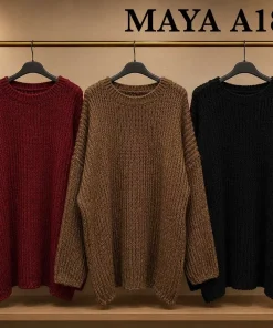 Swetry damskie,size uni,Paczka 6szt,mix kolor