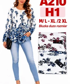Bluzki damskie,size m/l-xl/2xl,paczka 12szt,mix kolor