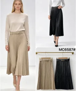 Spódnica długa Damskie,size s-l,paczka 12szt,mix kolor