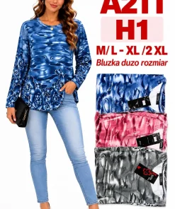 Bluzki damskie,size m/l-xl/2xl,paczka 12szt,mix kolor
