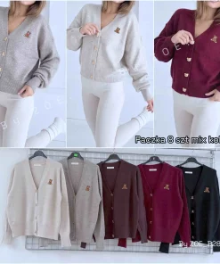 Swetry Damskie WŁOSKA,Size uni,paczka 6szt, mix kolor