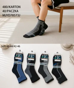 Skarpety MĘSKIE,size 40-46,Paczka 40szt,mix kolor