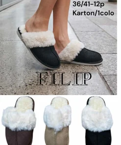 Buty Kapcie DAMSKIE (36-41,12par)