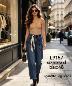 Jeansy Damskie,size xs-xl,paczka 12szt,1kolor