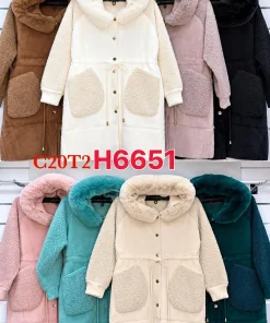 Kurtki Damskie,size uni,paczka 6szt,mix kolor
