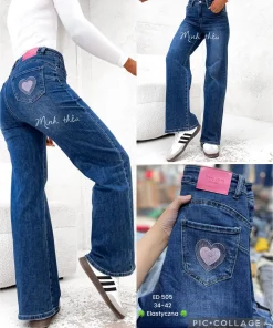 Jeansy Damskie,size 34-42,paczka 10szt,1kolor
