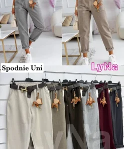 Spodnie Damskie WŁOSKA,Size uni,paczka 6szt, mix kolor