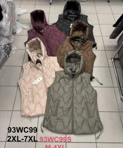 Kamizelki Damskie ,Size m-4xl,paczka 6szt, 1kolor